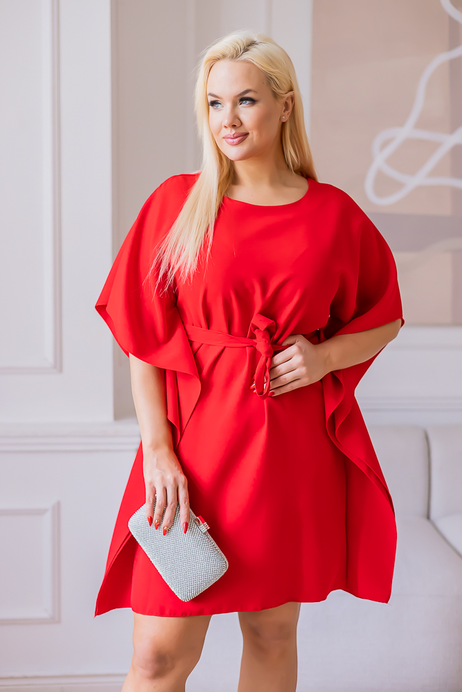  Czerwona Sukienka BALLIA