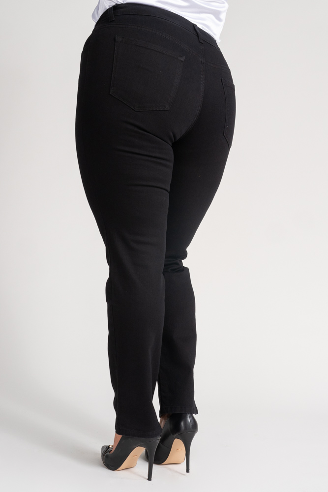 Czarne Spodnie Jeansowe NEVY